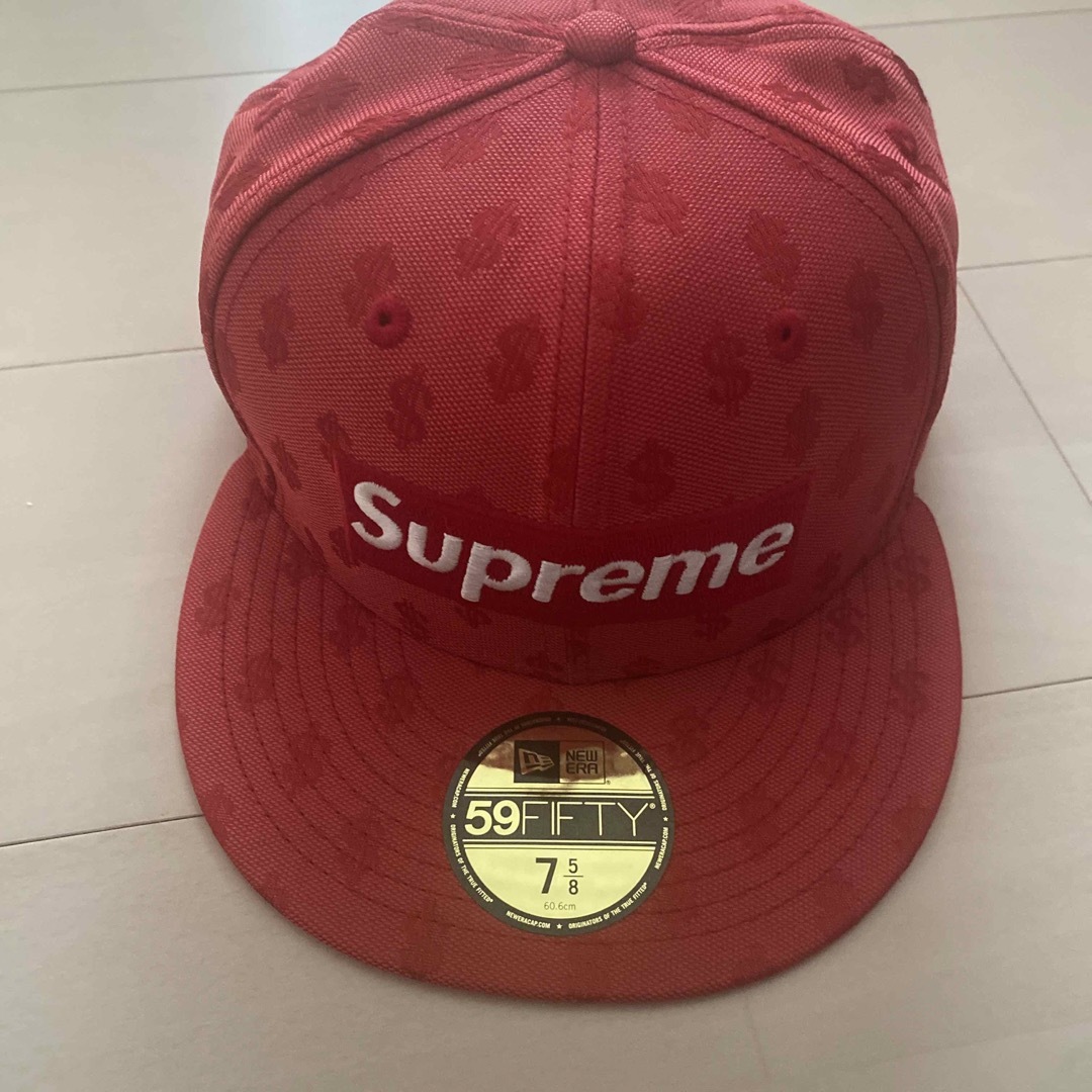 supremeニューエラキャップsize60.6㌢キャップ