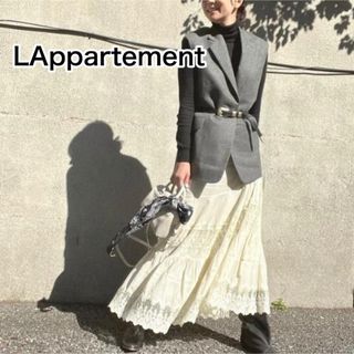 アパルトモンドゥーズィエムクラス(L'Appartement DEUXIEME CLASSE)のアパルトモン レース ロングスカート ドゥーズィエムクラス  M(ロングスカート)