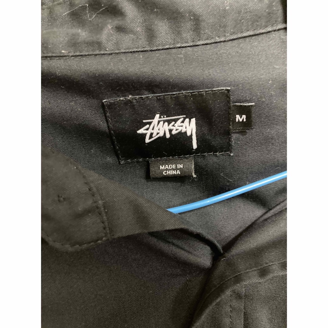 stussy ワークシャツ　ストリート　スケーター　ラッパー　刺繍　野村周平