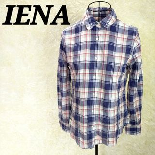 イエナ(IENA)の美品　イエナ　IENA【38】長袖シャツ　トップス　チェック柄　レディース(シャツ/ブラウス(長袖/七分))