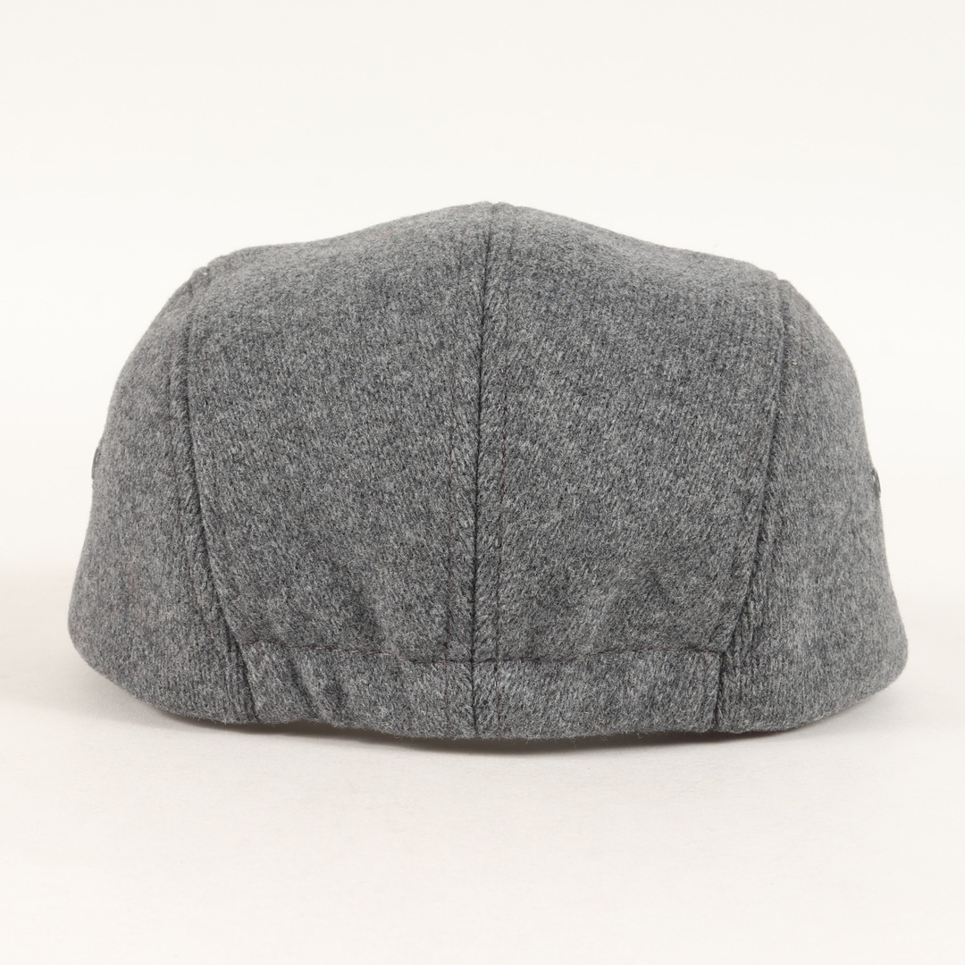 Supreme シュプリーム キャップ サイズ:M/L ウール ニット ボックスロゴ キャンプキャップ Fitted Wool Knit Camp  Cap 14AW グレー 【メンズ】【中古】