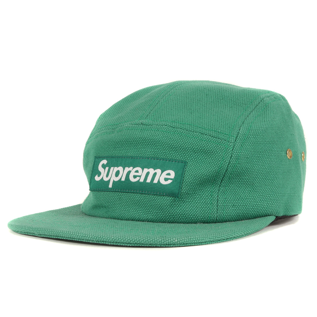 Supreme シュプリーム キャップ キャンバス ボックスロゴ キャンプキャップ Canvas Camp Cap グリーン 帽子 box logo 【メンズ】