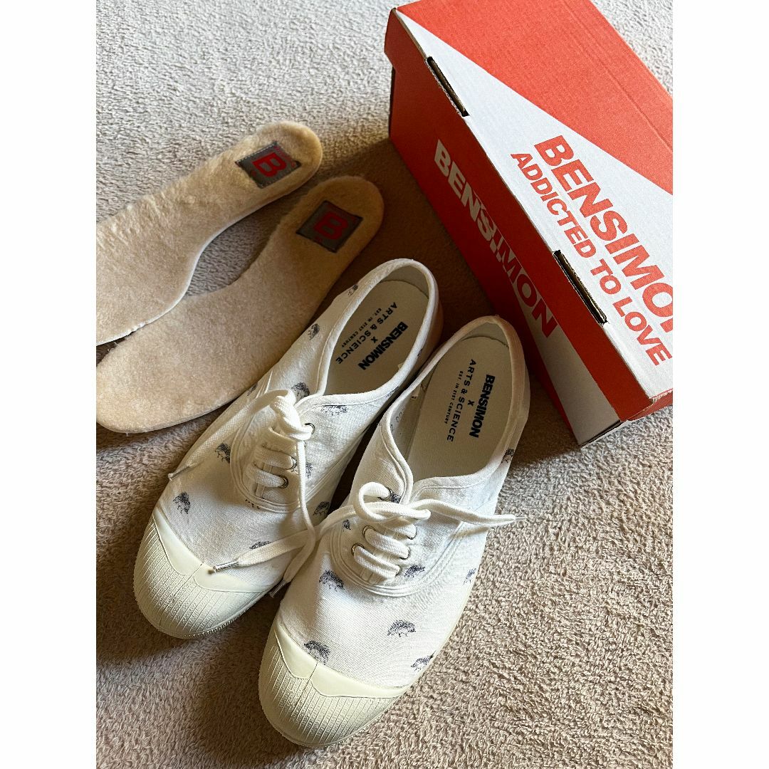 arts&science × BENSIMON スニーカー 40 ハリネズミ柄