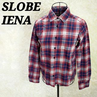 スローブイエナ(SLOBE IENA)の美品　スローブイエナ　SLOBE IENA　長袖シャツ　チェック柄　トップス(シャツ/ブラウス(長袖/七分))