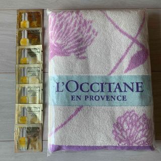 ロクシタン(L'OCCITANE)のロクシタン　バスタオル　イモーテル ディヴァイン インテンシヴオイル　サンプル(タオル/バス用品)