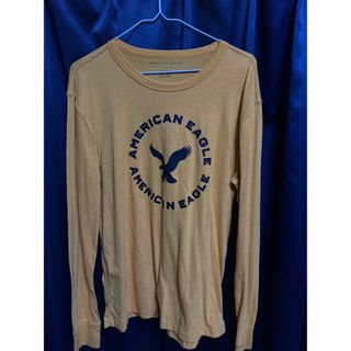 アメリカンイーグル(American Eagle)のアメリカンイーグル　American eagle Sサイズ　イエロー(Tシャツ/カットソー(七分/長袖))