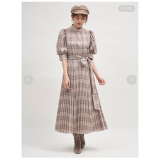 【SNIDEL】新品 Sustainableリボンシャツワンピース