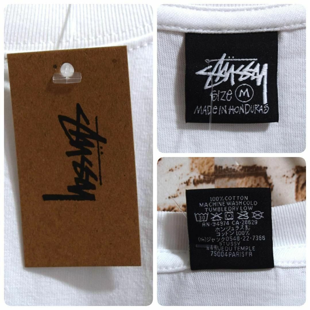 ステューシー》即完モデル 正規・新品タグ ぬいぐるみ8ボール 白 M T