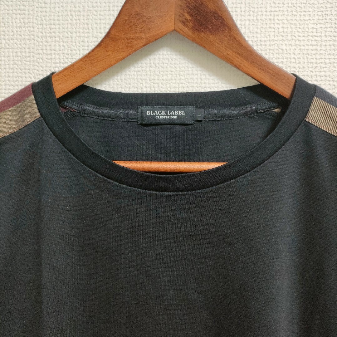 BLACK LABEL CRESTBRIDGE(ブラックレーベルクレストブリッジ)のブラックレーベル クレストブリッジ 長袖Tシャツ 長袖 チェック メンズのトップス(Tシャツ/カットソー(七分/長袖))の商品写真