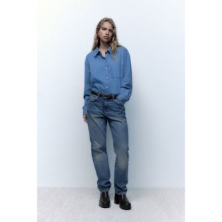 ザラ(ZARA)のハイヒールプラットホームアンクルブーツ　ZARA 40(ブーツ)