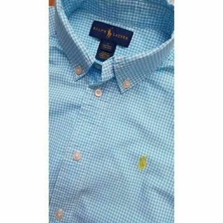 ポロラルフローレン(POLO RALPH LAUREN)のRALPH LAUREN ラルフローレン シャツ ギンガムチェック ブルー 7T(その他)