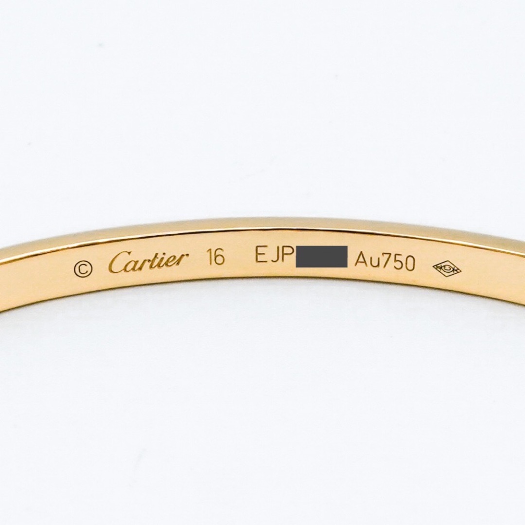 正規品カルティエ　16号　Cartier ラブブレス　sm YG