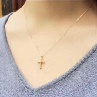 新品同様 アーカー k18 YG クレオクロス ネックレス ✨