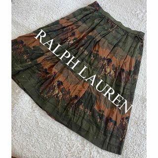 ポロラルフローレン(POLO RALPH LAUREN)のポロ　ラルフローレン　スカート　ポニー　馬　ヴィンテージ　希少　人気　完売(ひざ丈スカート)