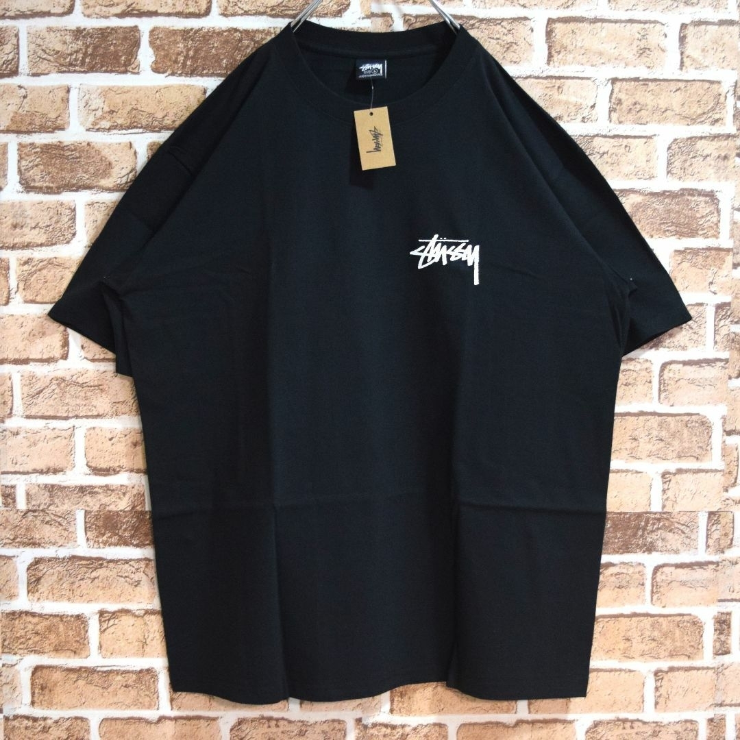 《ステューシー》即完モデル 正規・新品タグ ぬいぐるみ8ボール 黒XL Tシャツ