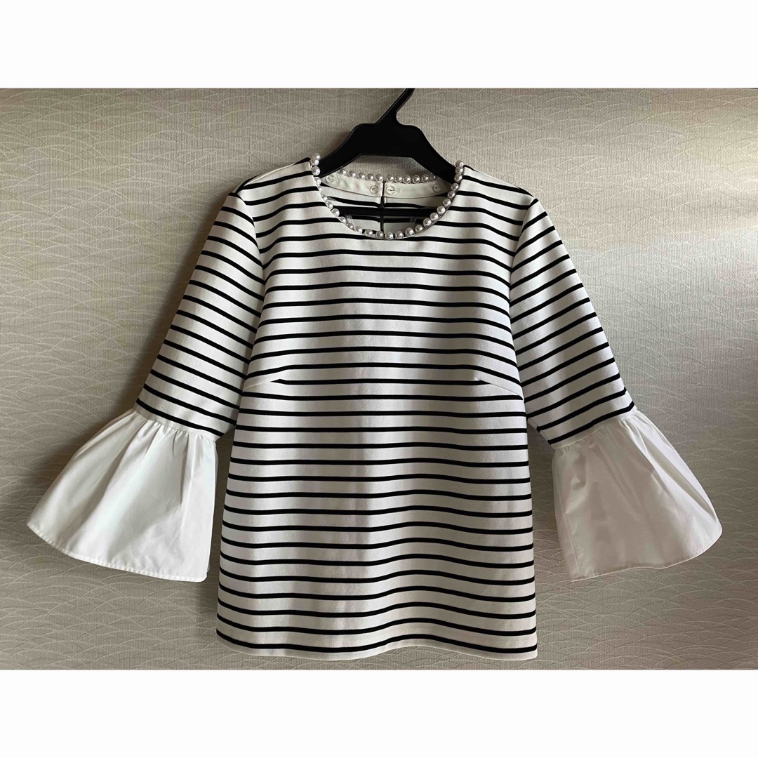 極美品 ベルスリーブカットソー
