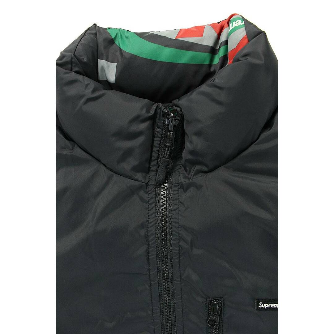 シュプリーム  NY Reversible Puffy Jacket ロゴプリントリバーシブルパフィダウンジャケット  メンズ M 5