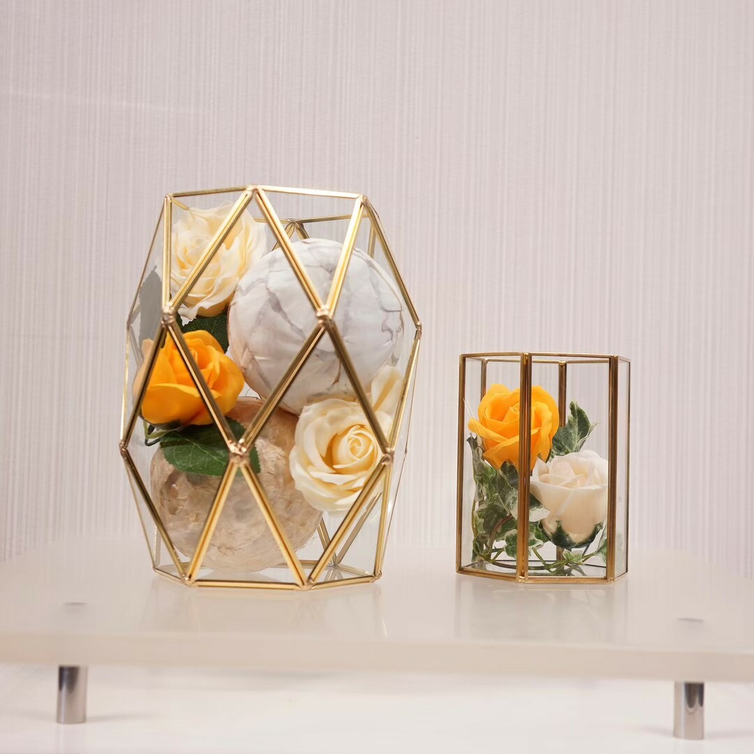 フラワーベース 花瓶 造花セット 展示品 ナチュラル - 通販 