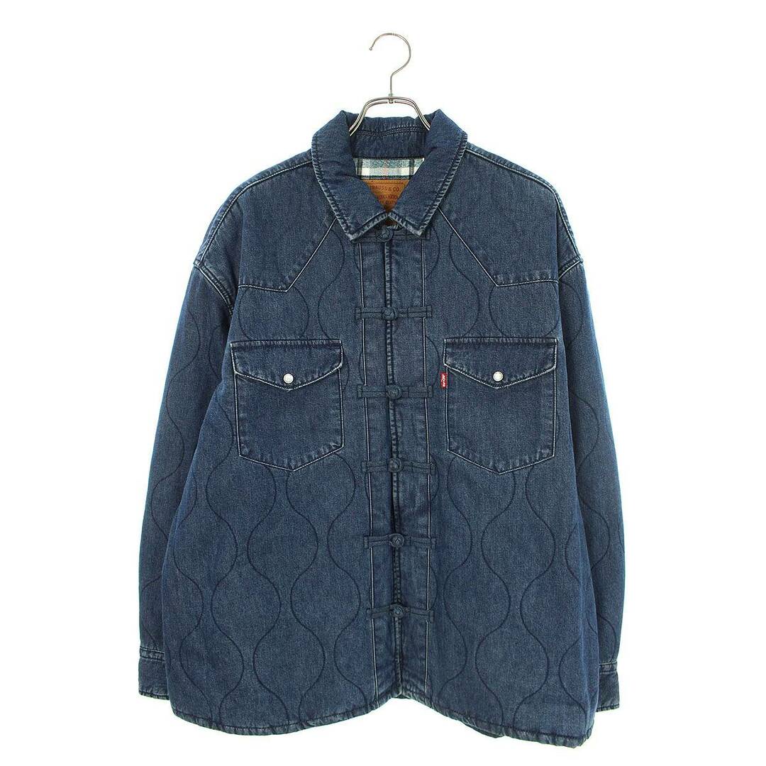 リーバイス ×クロット CLOT 23SS Padded Denim Western Shirt パデッドデニムウエスタン長袖シャツ メンズ L |  フリマアプリ ラクマ