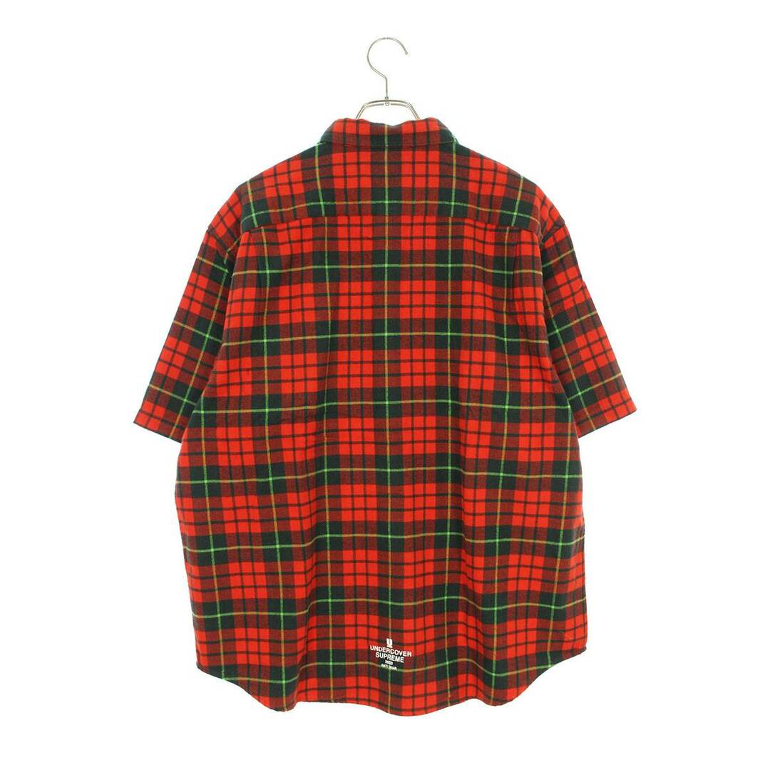 シュプリーム ×アンダーカバー UNDERCOVER 23SS UNDERCOVER S/S Flannel Shirt フランネルチェック半袖シャツ メンズ M