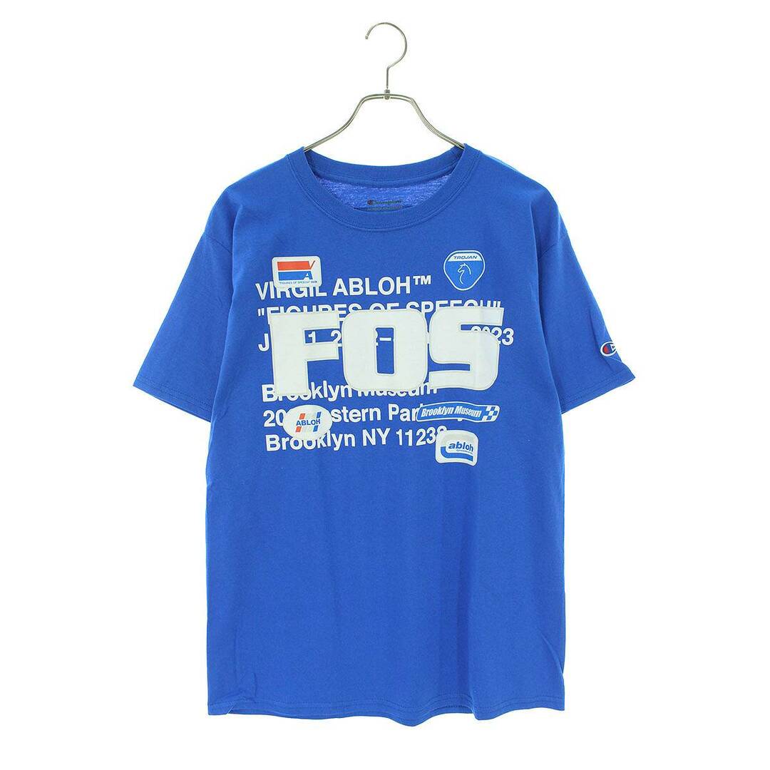 ヴァージルアブロー Virgil Abloh  FOS SUNROOF TROJAN HORSE CHAMPION TEE プリントTシャツ  メンズ M