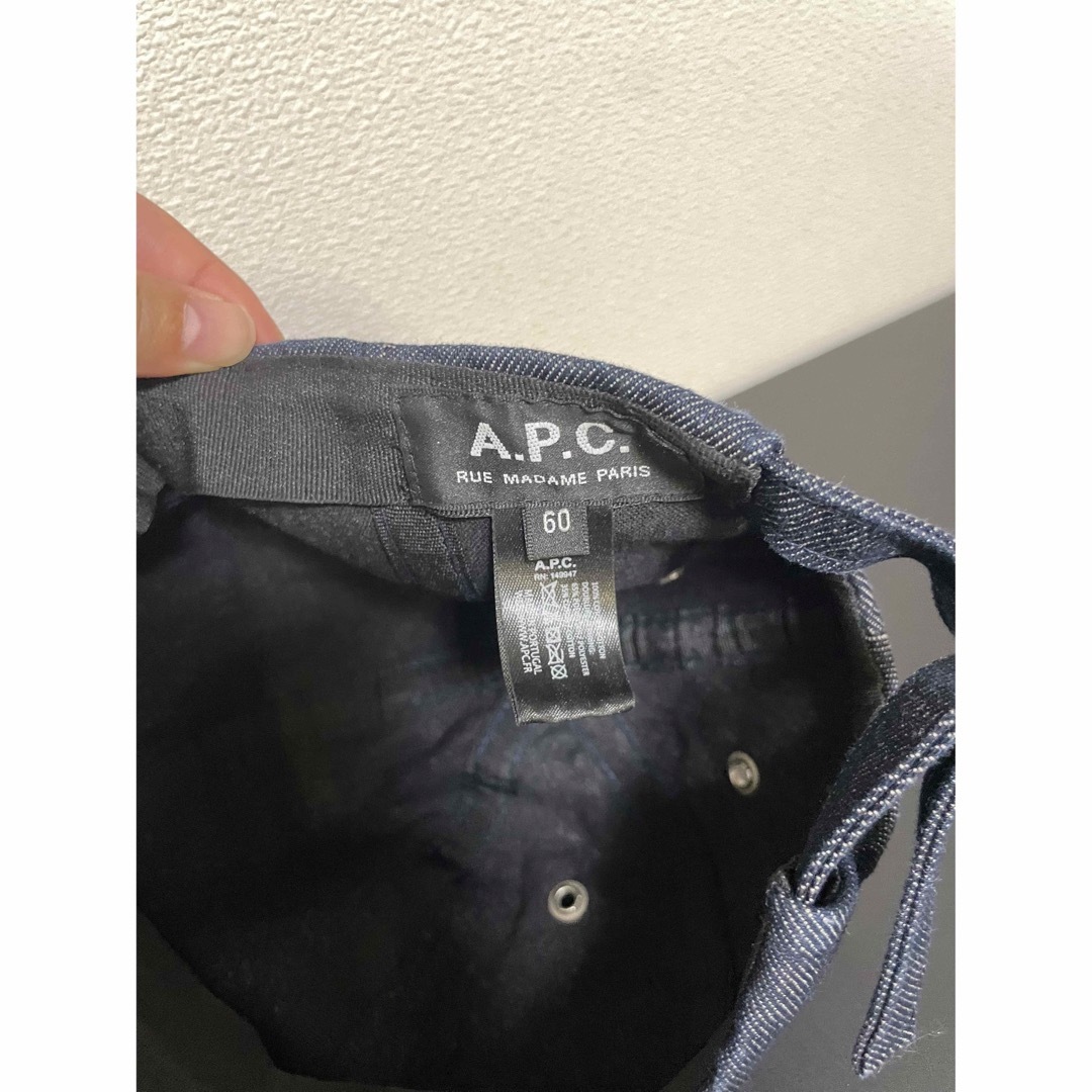 A.P.C(アーペーセー)のA.P.C デニム　ベースボール　キャップ レディースの帽子(キャップ)の商品写真