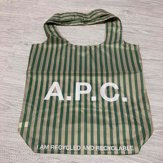 アーペーセー(A.P.C)のA.P.C.  ショッパー　エコバッグ　グリーン(エコバッグ)