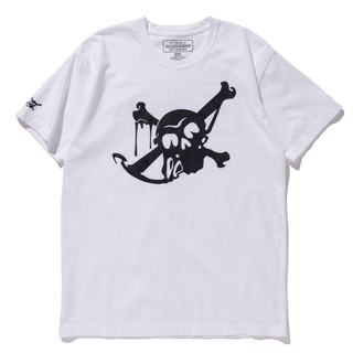 ネイバーフッド(NEIGHBORHOOD)のNeighborhood SKULL & BONE Tシャツ C-TEE 白(Tシャツ/カットソー(半袖/袖なし))