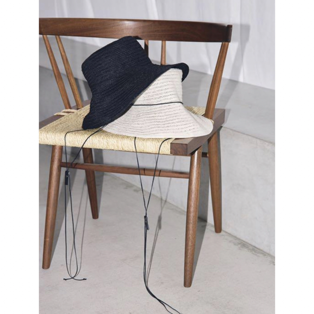 新品未使用　todayful Abaca Brim Hat アバカブリムハット白