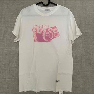 ナノユニバース(nano・universe)のナノユニバース　BLOUSE プリントTシャツ　ピンク　かわいい(Tシャツ(半袖/袖なし))