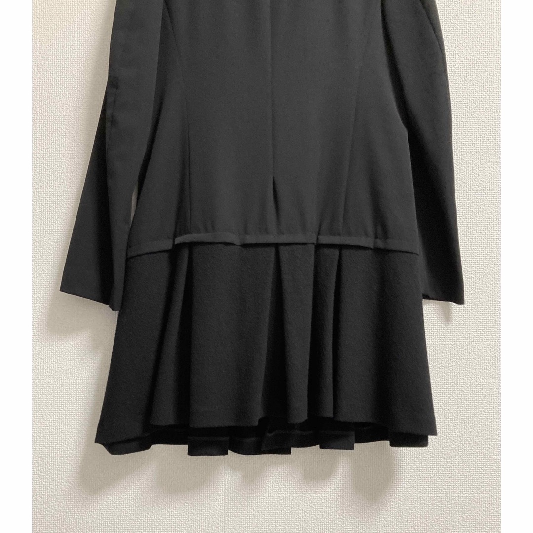 Yohji Yamamoto(ヨウジヤマモト)の【美品】Y's■ワイズ ヨウジヤマモト ジャケット アウター 黒 レディースのジャケット/アウター(ノーカラージャケット)の商品写真