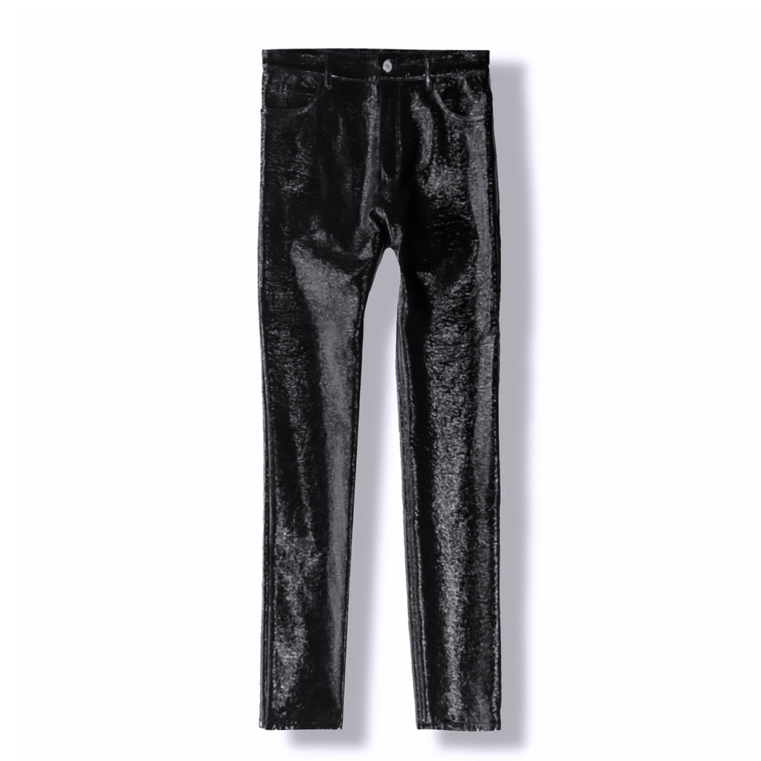 Men COURREGES Black VINYL パテント パンツ W30 | www.greenvda.com