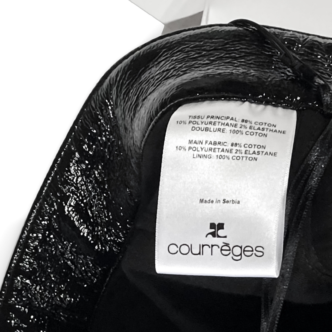 Men COURREGES Black VINYL パテント パンツ W30 | www.greenvda.com