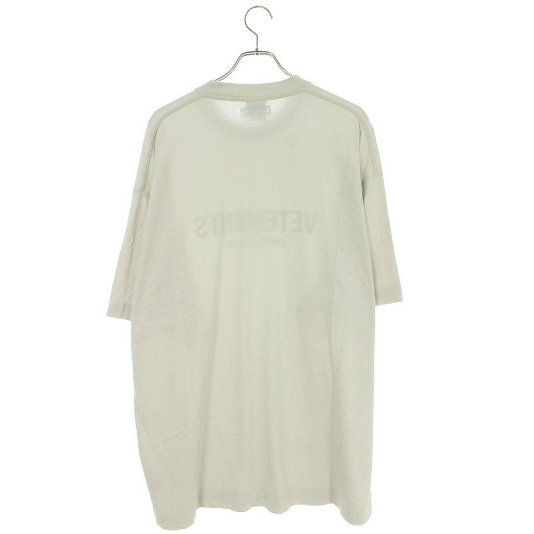 VETEMENTS(ヴェトモン)のヴェトモン  UE63TR700X フロントロゴクルーネックTシャツ メンズ M メンズのトップス(Tシャツ/カットソー(半袖/袖なし))の商品写真