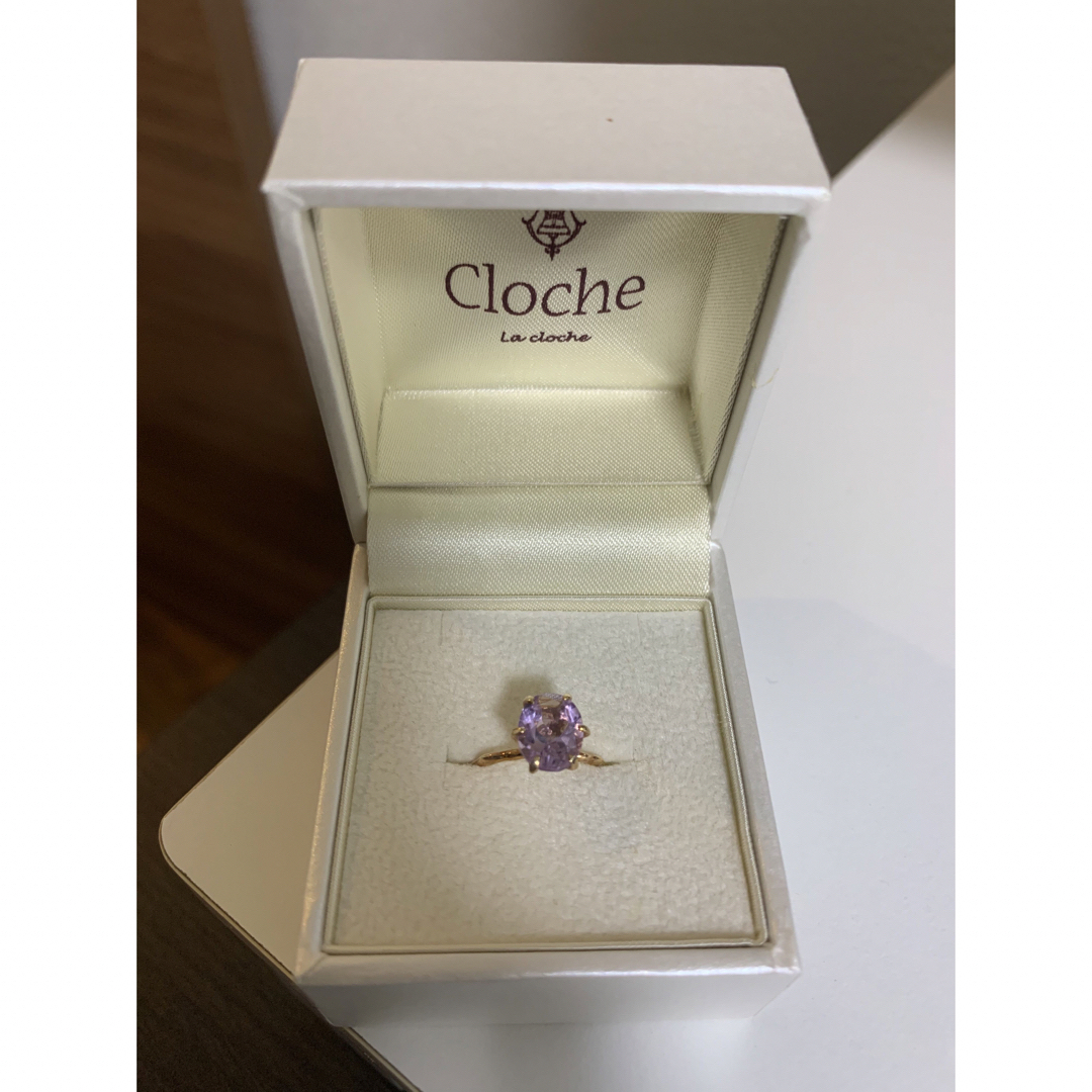 新作モデル  cloche 11号 指輪 パープル 紫 アメシスト クロチェ リング(指輪)
