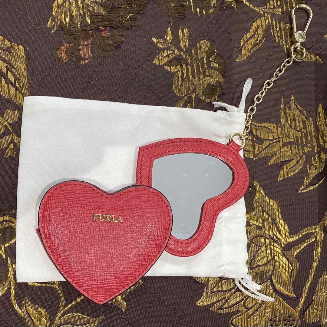 Furla(フルラ)のFURLA/フルラ★バッグチャーム ミラー付き★キーホルダー ハンドメイドのファッション小物(バッグチャーム)の商品写真