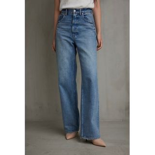 アズールバイマウジー(AZUL by moussy)のタグ付き新品未使用　AZUL DENIM/ハイウエストワイドデニムⅣ XS(デニム/ジーンズ)