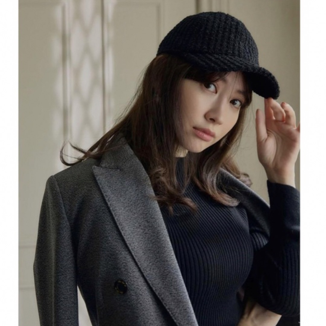 Her lip to(ハーリップトゥ)のHerlipto Tweed Ribbon Cap ツイードリボンキャップ レディースの帽子(キャップ)の商品写真