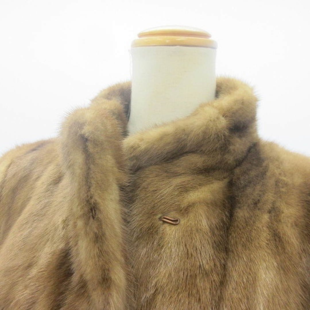 サガミンク SAGA MINK 金サガ ミンク コート 毛皮 茶 □GY09 | www