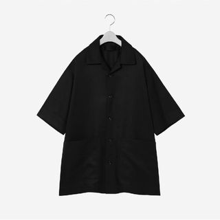 ワンエルディーケーセレクト(1LDK SELECT)のTH PRODUCTS - OPEN COLLAR SHIRT (BLK)(シャツ)