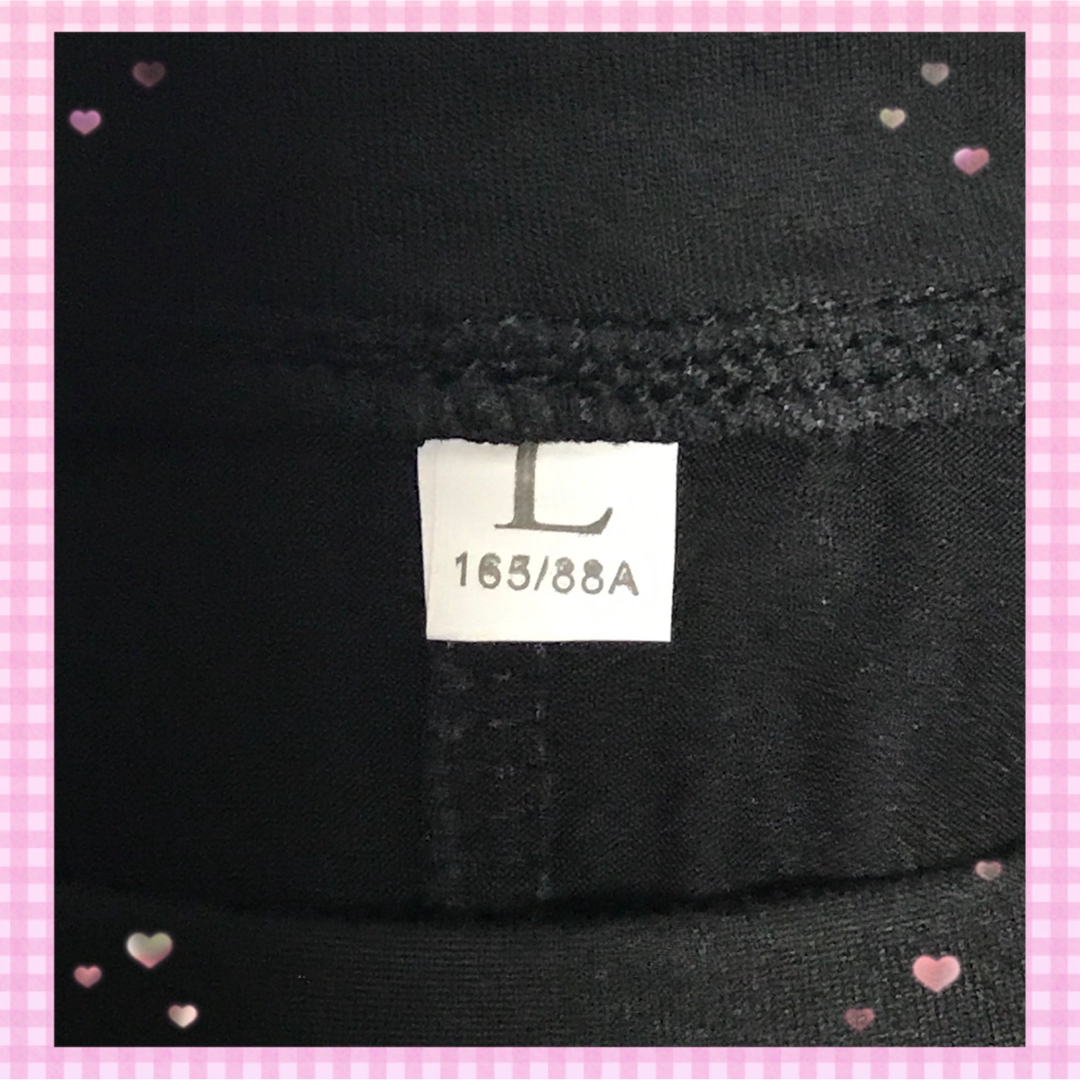 ワンピース　Tシャツ　ロング　膝丈　袖なし　L　黒　スリット　ビッグプリント レディースのワンピース(ロングワンピース/マキシワンピース)の商品写真