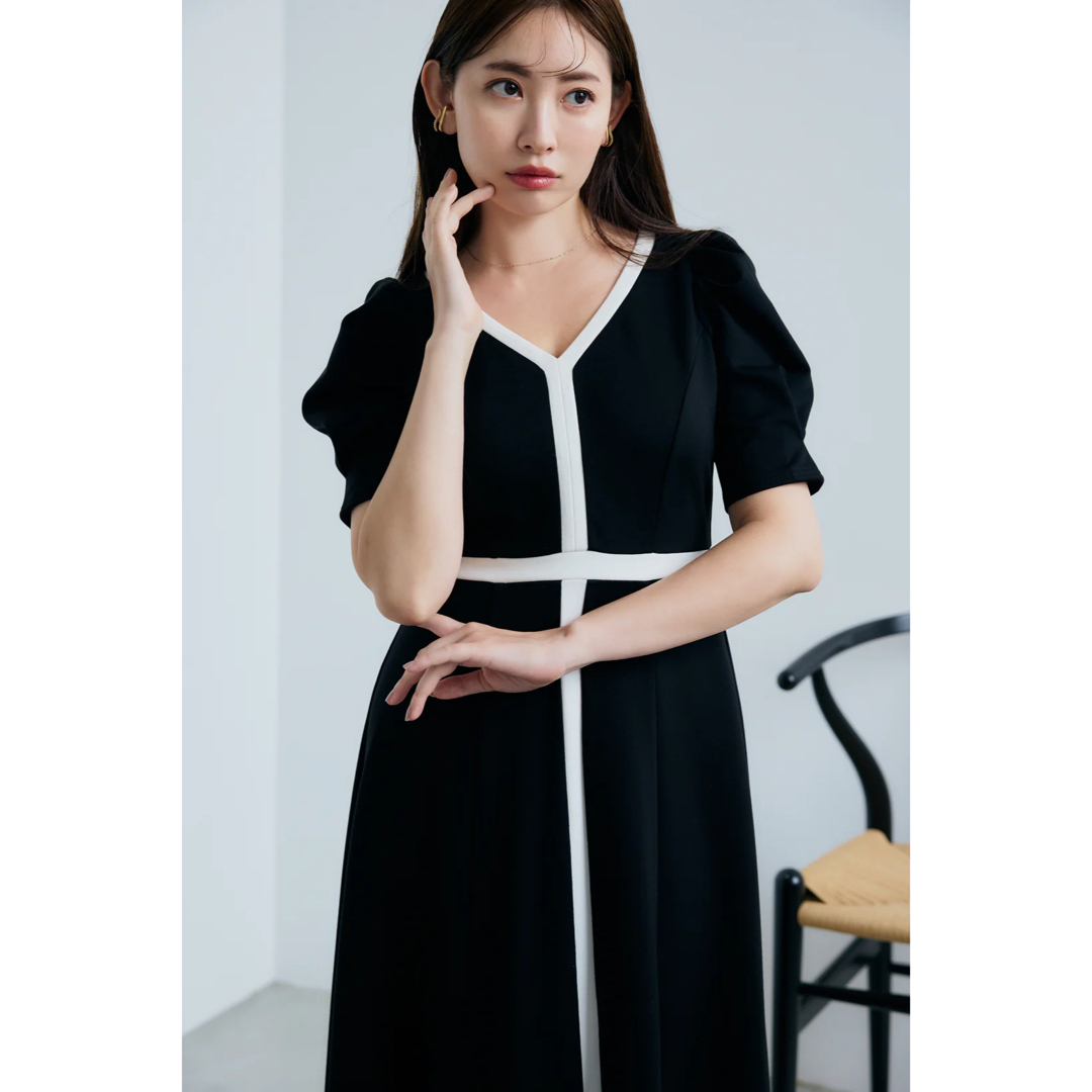 Puff Sleeve Jersey Dress