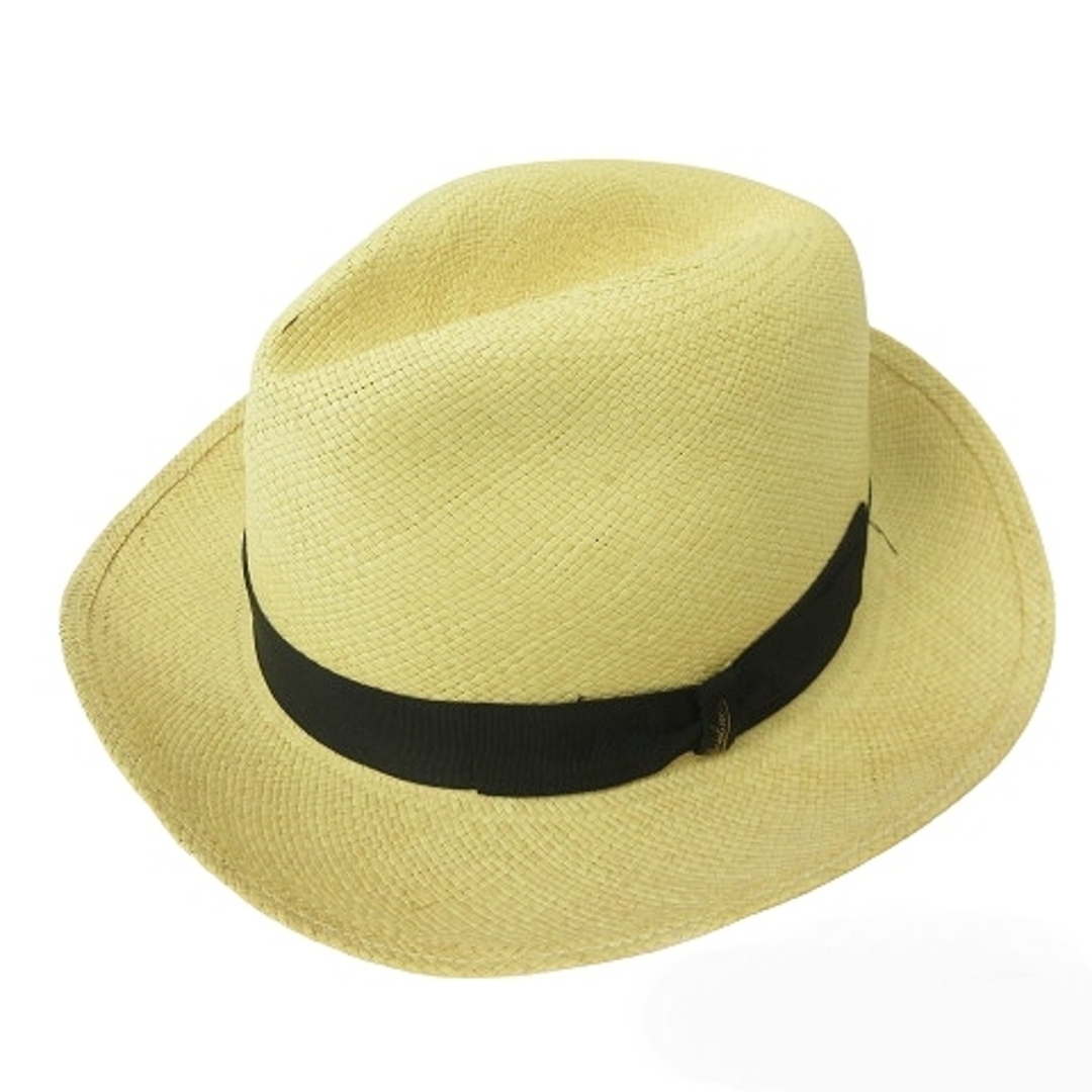 Borsalino - ボルサリーノ 美品 パナマハット 140228 帽子 ベージュ 60