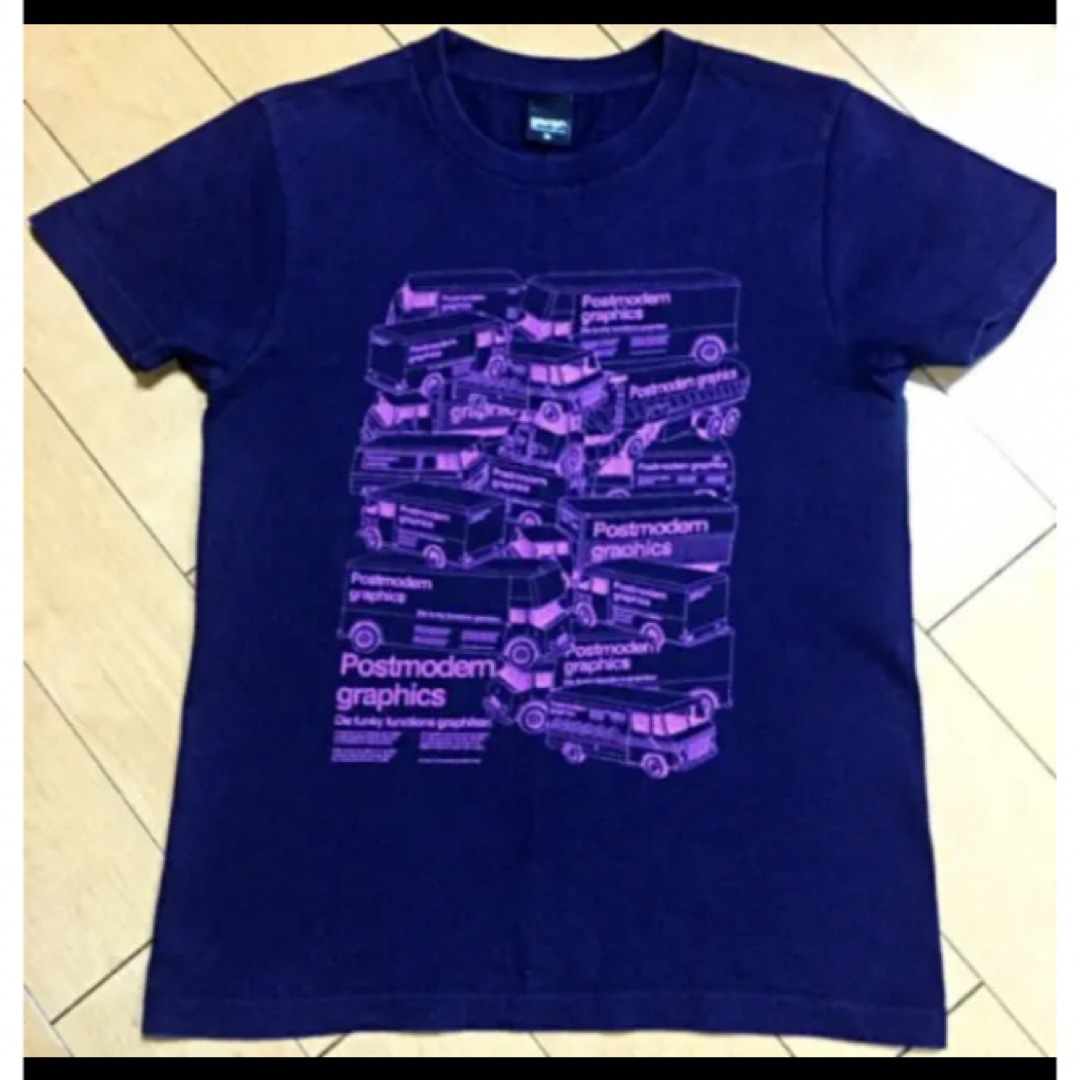 Design Tshirts Store graniph(グラニフ)のグラニフポストモデルパープルコットンT値下げ！ メンズのトップス(Tシャツ/カットソー(半袖/袖なし))の商品写真