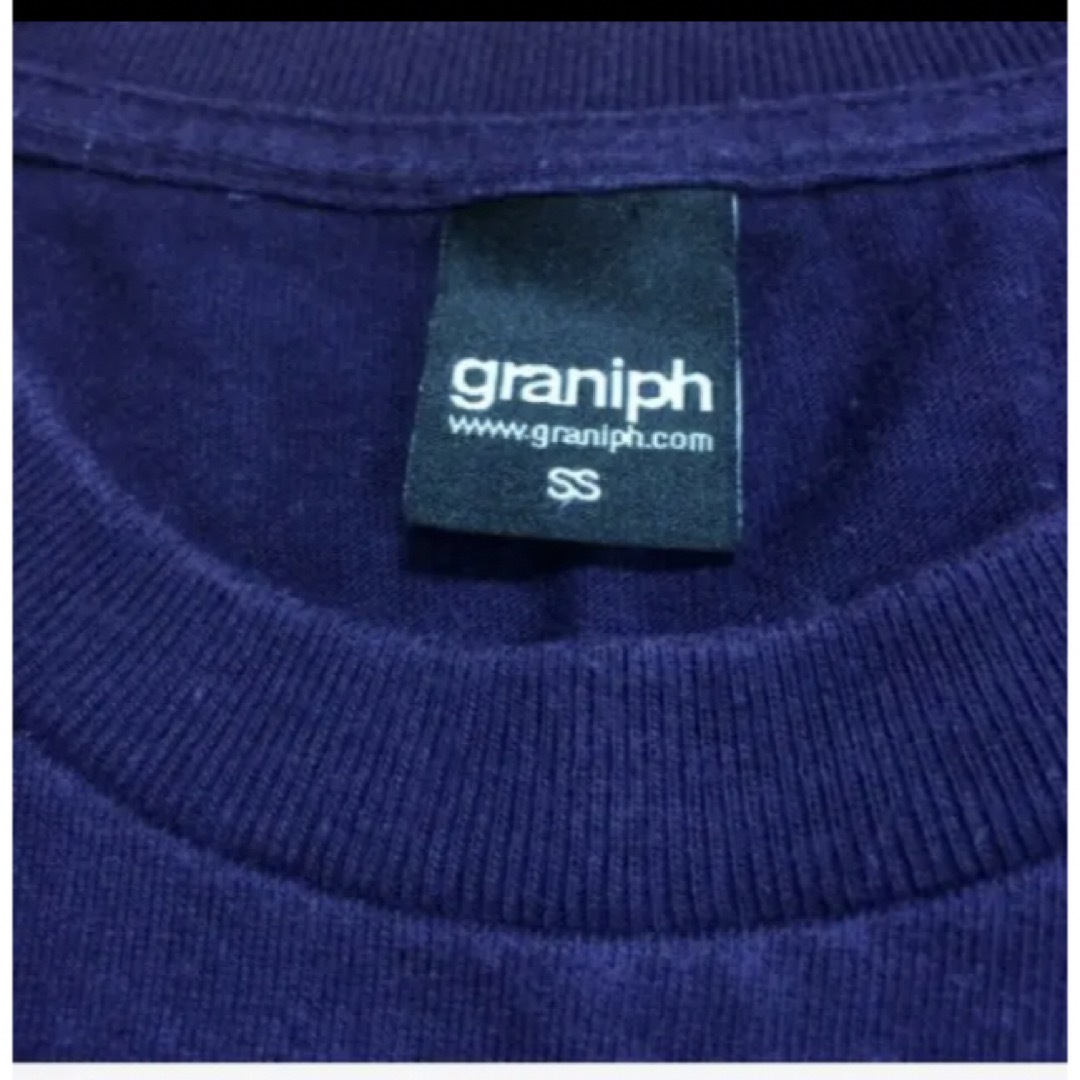 Design Tshirts Store graniph(グラニフ)のグラニフポストモデルパープルコットンT値下げ！ メンズのトップス(Tシャツ/カットソー(半袖/袖なし))の商品写真