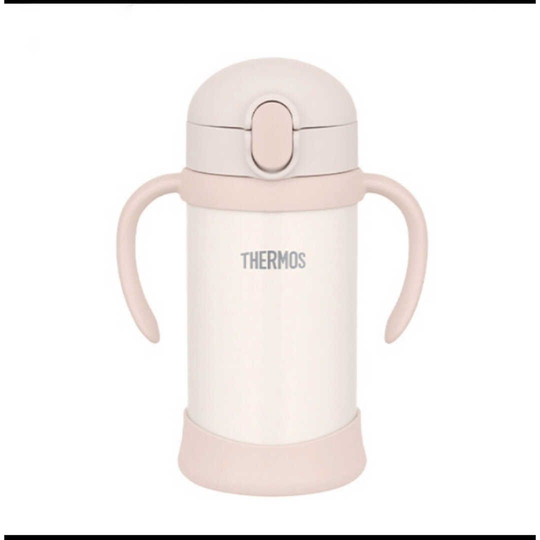 THERMOS まほうびんのベビーストローマグ FJL-350 ベージュ キッズ/ベビー/マタニティの授乳/お食事用品(水筒)の商品写真