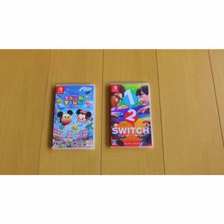 ニンテンドースイッチ(Nintendo Switch)のスイッチソフト 1-2-switch ＆ ディズニーツムツム(家庭用ゲームソフト)