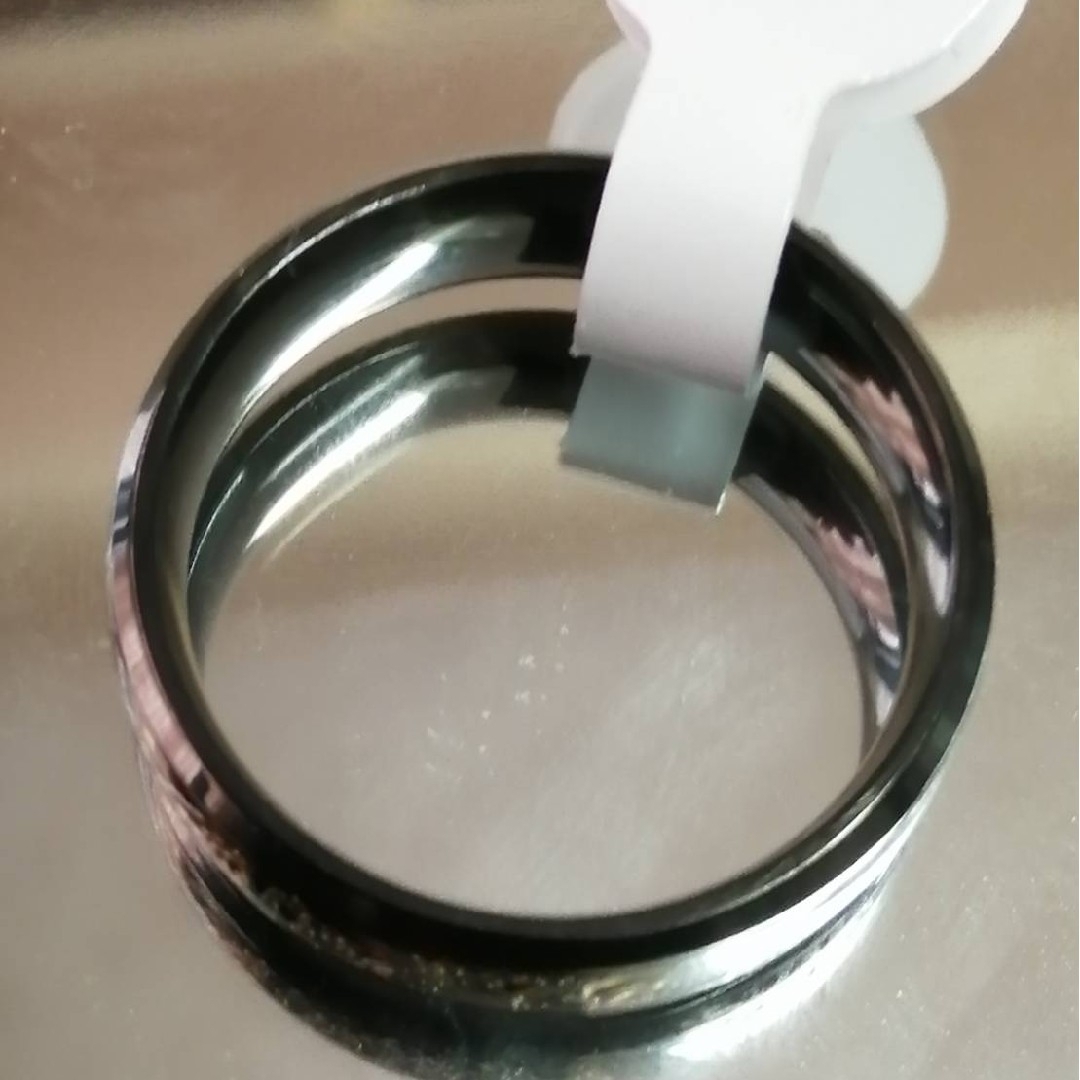 【SALM】リング メンズ アクセサリー イエロー かっこいい 指輪 22号 メンズのアクセサリー(リング(指輪))の商品写真