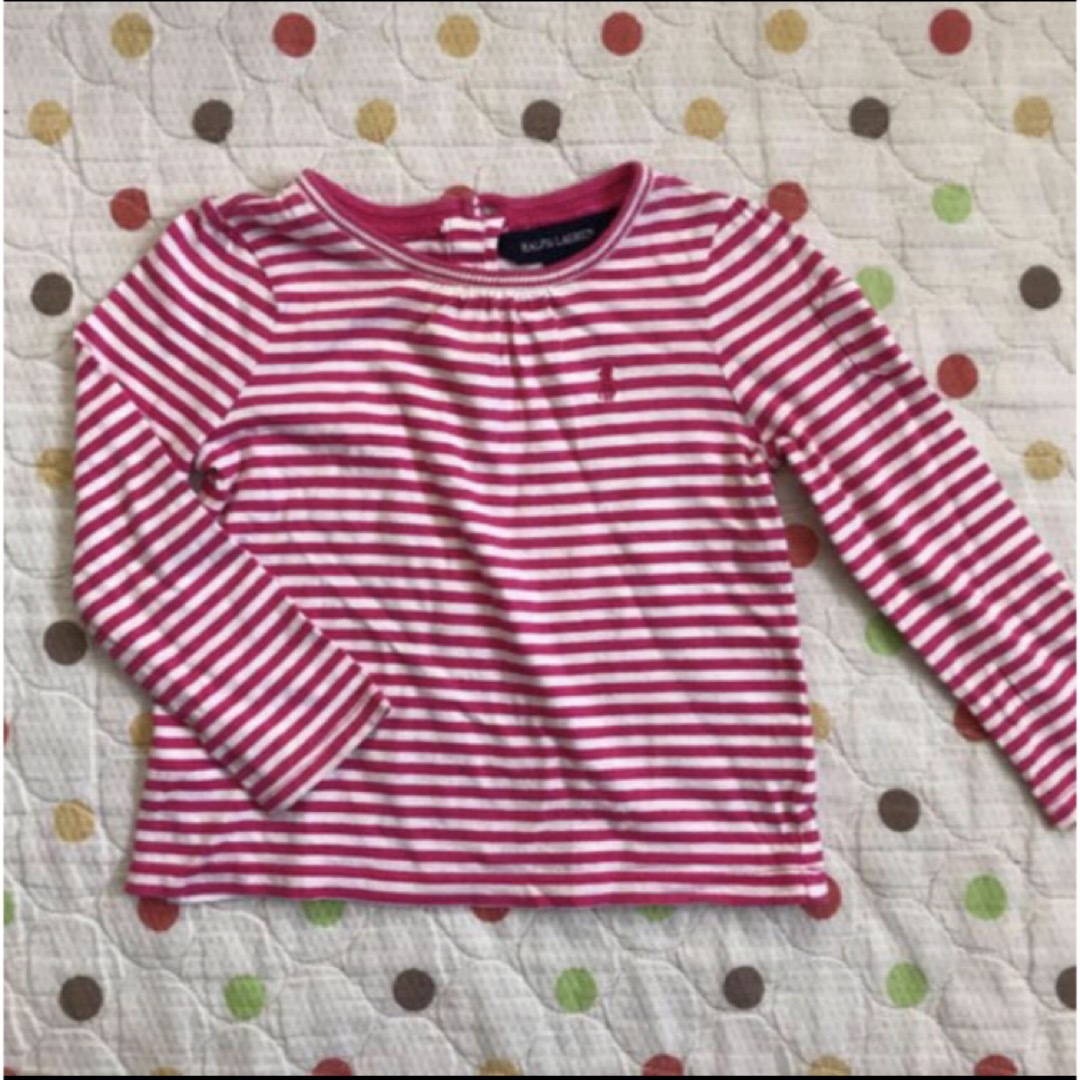 Ralph Lauren(ラルフローレン)の★美品★ラルフローレン 90cm ロンT  キッズ/ベビー/マタニティのキッズ服女の子用(90cm~)(Tシャツ/カットソー)の商品写真