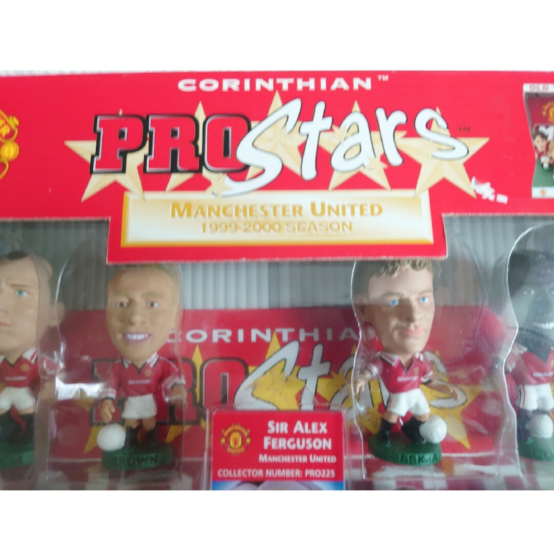 コリシアンフィギュア　マンチェスターユナイテッド1999-2000シーズン スポーツ/アウトドアのサッカー/フットサル(応援グッズ)の商品写真